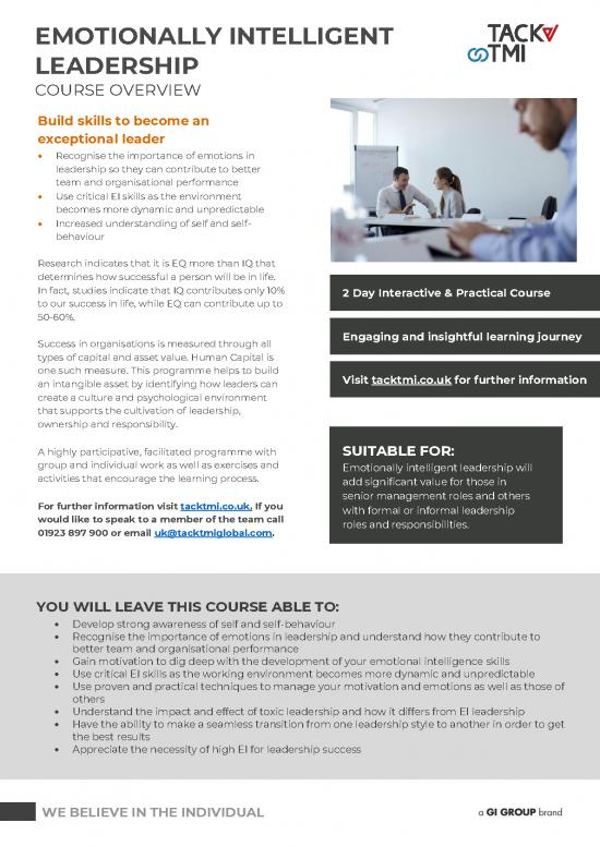 picture Leadership Pdf 165957 | Tack Tmi Eil Course Overview