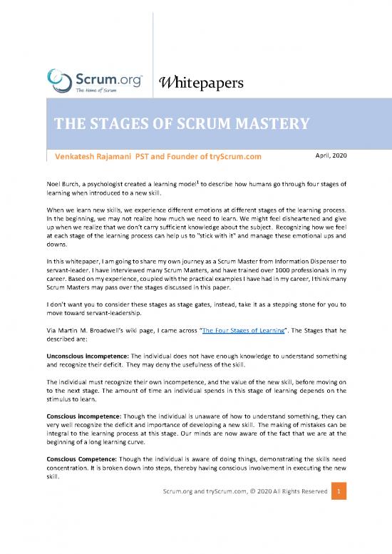 picture Scrum Mastery Pdf 165210 | The Stages Of Scrum Mastery White Paper April2020
