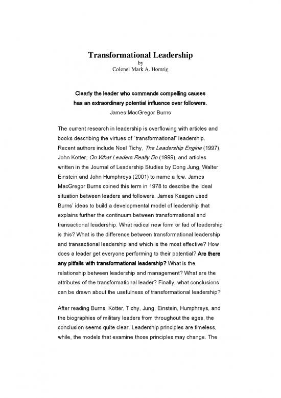 picture Leadership Pdf 163844 | Transformational Leadership B14231894f031