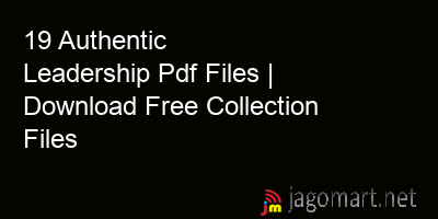 picture 19 Authentic Leadership Pdf Files | Download Free Collection Files