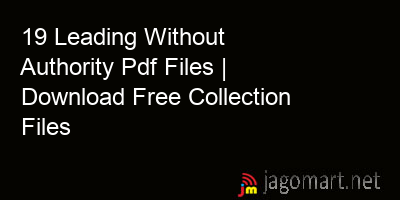 picture 19 Leading Without Authority Pdf Files | Download Free Collection Files
