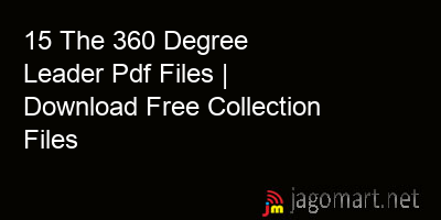 picture 15 The 360 Degree Leader Pdf Files | Download Free Collection Files