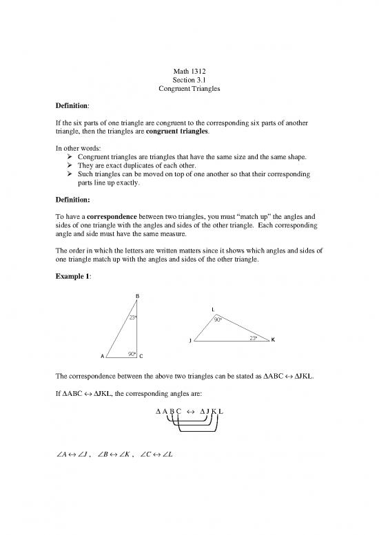 picture_Congruent Triangles Pdf 168199 | 1312 Day9 Sect1
