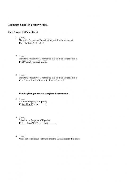picture Geometry Pdf 167664 | 13 Chapter 2 Study Guide