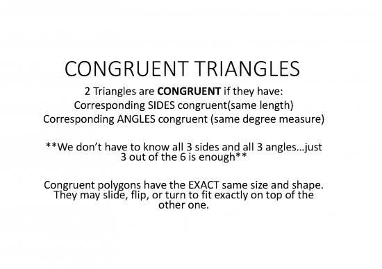 picture_Congruent Triangles Pdf 167502 | 2 Congruent Triangles Theorems Notes