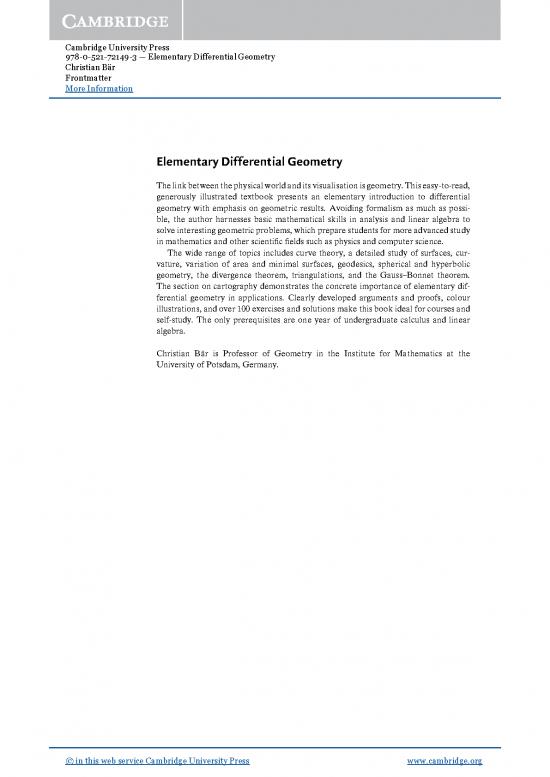 picture1_Geometry Pdf 166411 | 9780521721493 Frontmatter