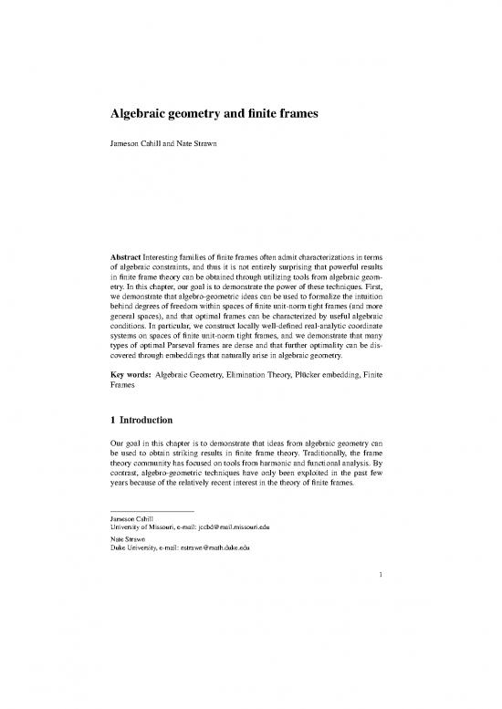 picture_Geometry Pdf 166549 | Algebraic Geometry And Finite Frames