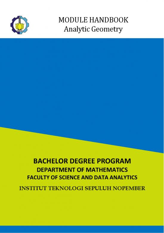 picture Geometry Pdf 167740 | Analytic Geometry Module