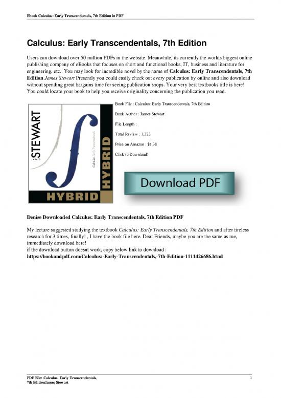 picture1_Calculus Pdf 168716 | Calculus Early Transcendentals 7th Edition By James Stewart