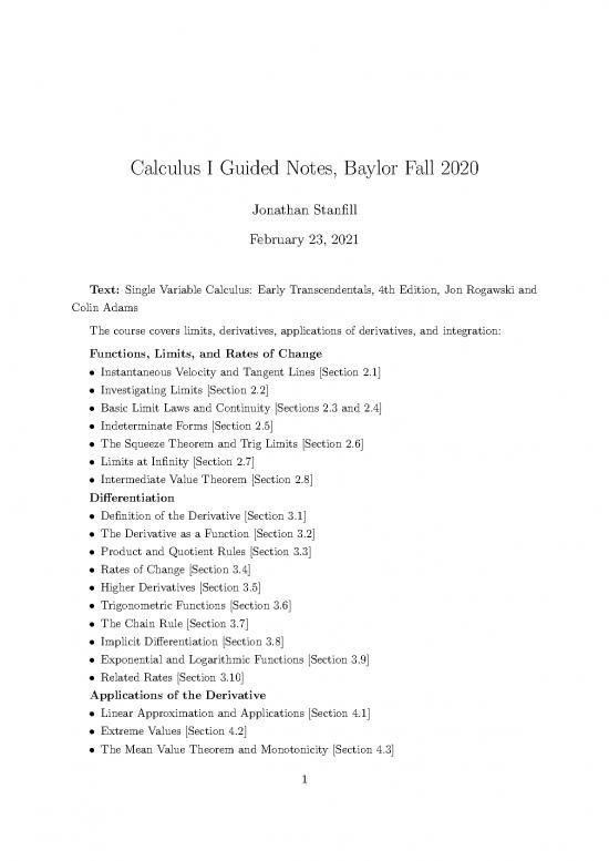 picture Calculus Pdf 168688 | Calculus I Guided Notes