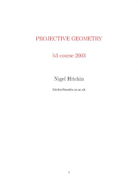 picture1_Geometry Pdf 167030 | Chapter 1 Projective Geometry