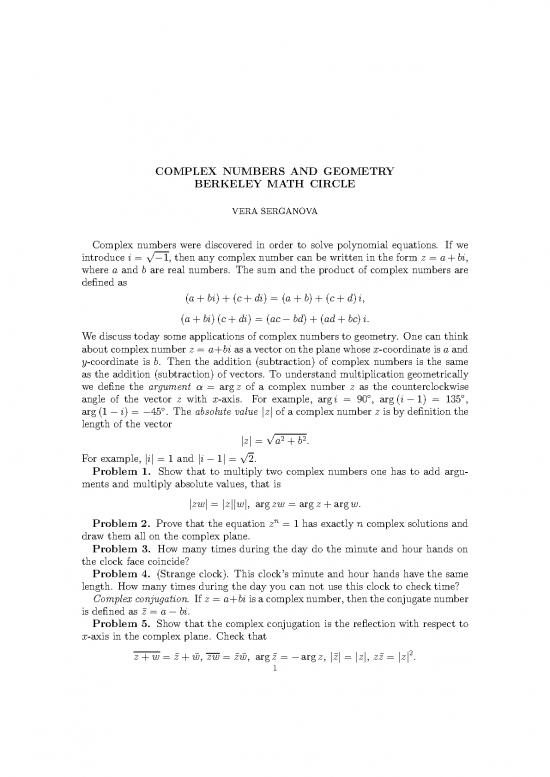 picture_Geometry Pdf 166925 | Complex Number