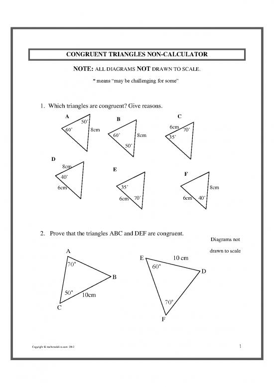 picture1_Congruent Triangles Pdf 167341 | Congruent Triangles With Solutions