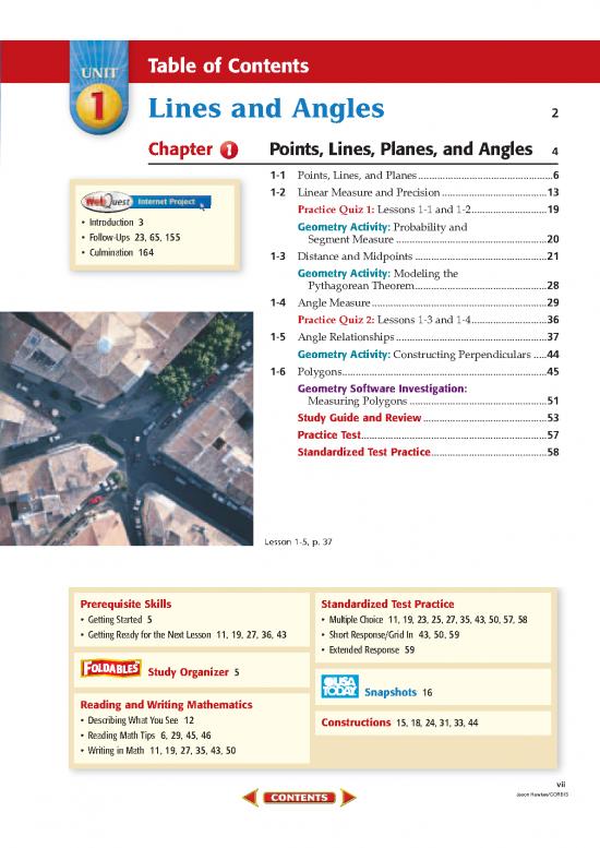picture Geometry Pdf 166229 | Contents