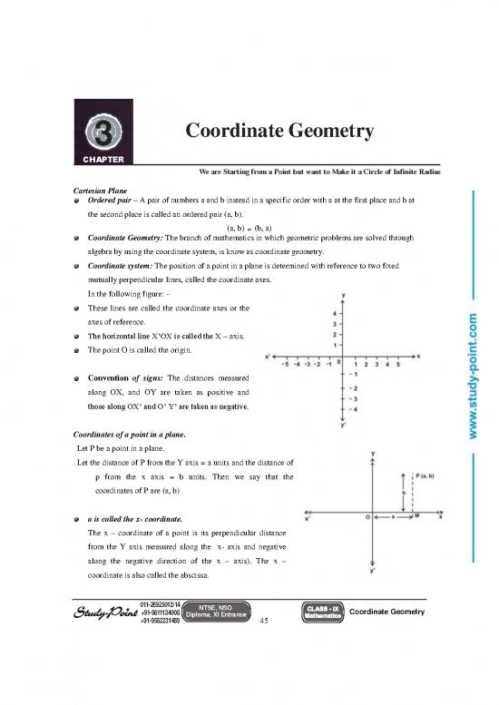 Geometry pdf 166249 coordinate geometryix