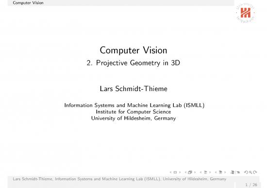 picture Geometry Pdf 167738 | Cv 02 Projective Geometry 3d