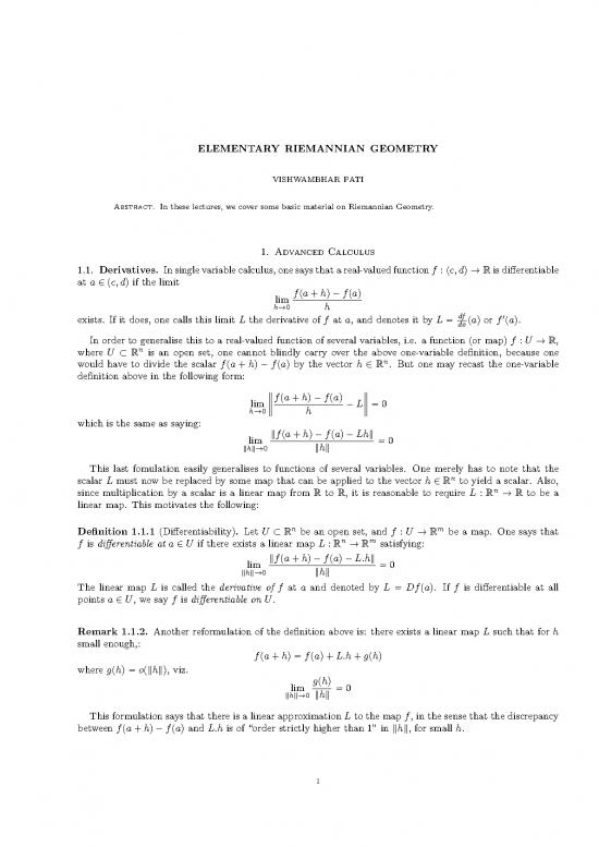 picture Geometry Pdf 167736 | Diffgeom