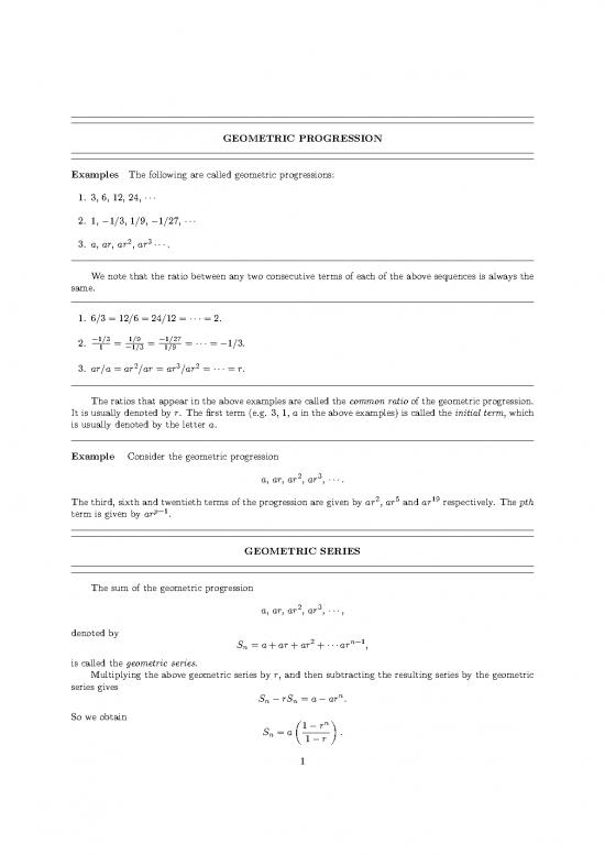 picture1_Geometric Progression Pdf 168123 | Geometric