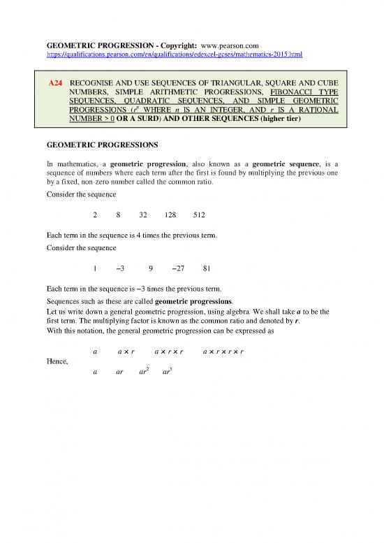 picture1_Geometric Progression Pdf 166782 | Geometric Progressions