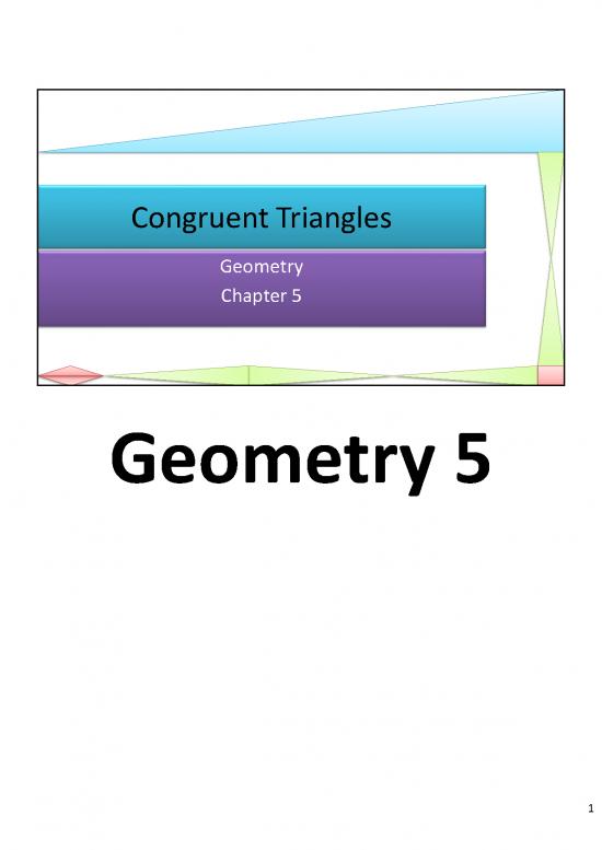 picture Geometry Pdf 167408 | Geometry 05 Congruent Triangles