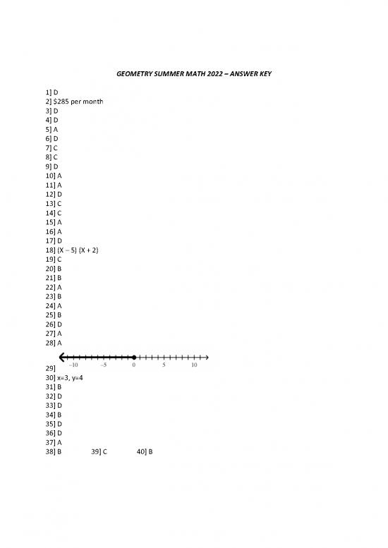 picture Geometry Pdf 167852 | Geometry Summer Math 2022 Answer Key