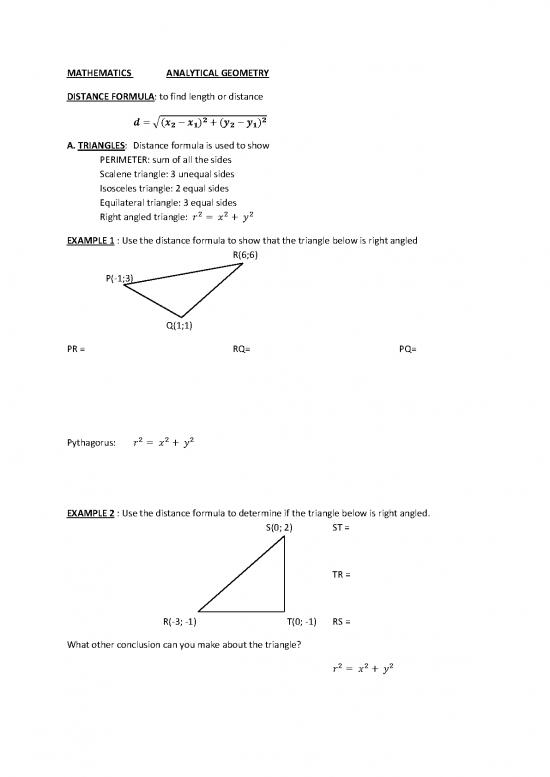 Geometry pdf 168425 grade 10 analytical geometry