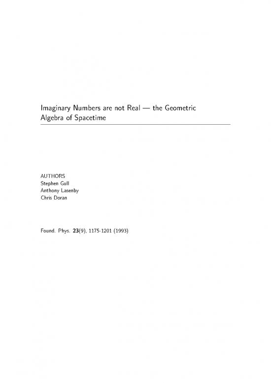 picture1_Geometric Transformations Pdf 167345 | Gull   Imaginary Numbers Are Not Real