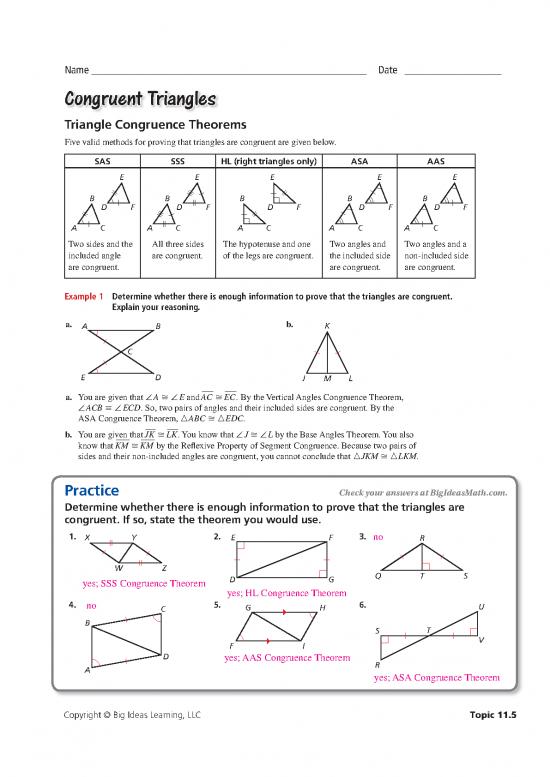 picture Congruent Triangles Pdf 167192 | Hscc Srh 1105 A