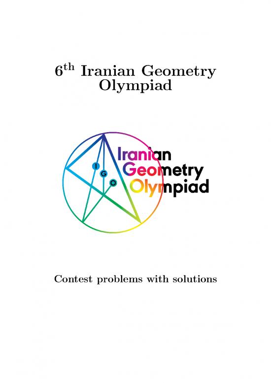 picture Geometry Pdf 168428 | Igo 2019  Booklet Problems And Solutions