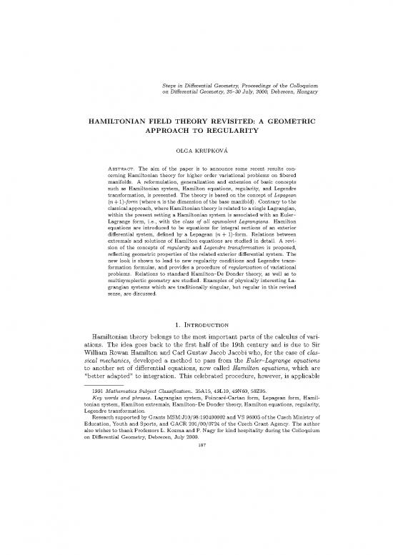 picture Geometry Pdf 167605 | K Krupkova