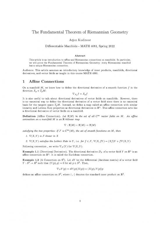 picture Geometry Pdf 167501 | Kudinoorfundamentaltheoremofriemanniangeometry