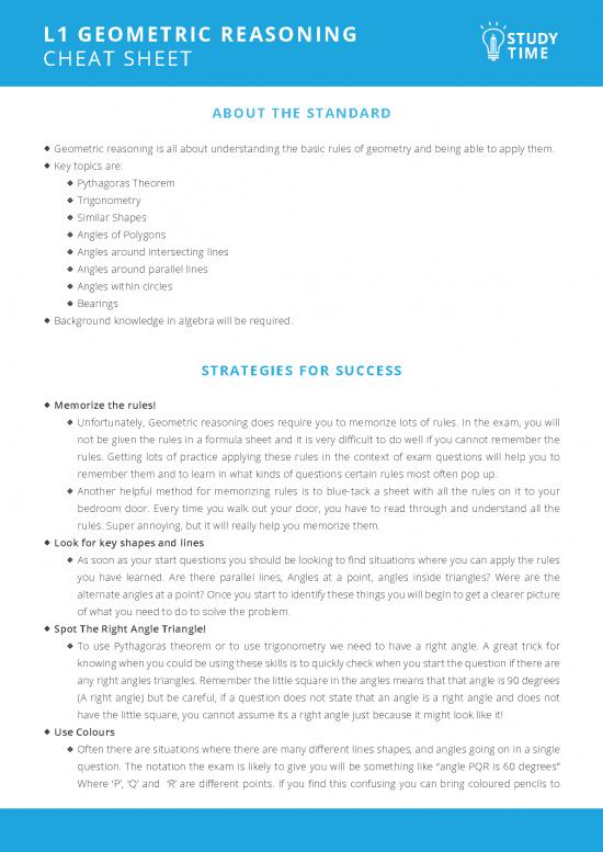 picture1_Geometry Pdf 166250 | L1 Geometric Cheatsheet