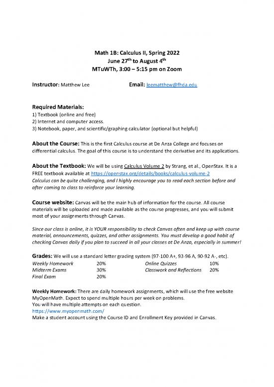 picture Calculus Pdf 168671 | Lee Math 1b 25z U22