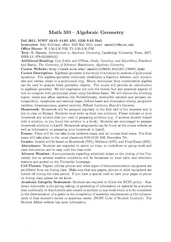 picture Geometry Pdf 166735 | Ma591 3