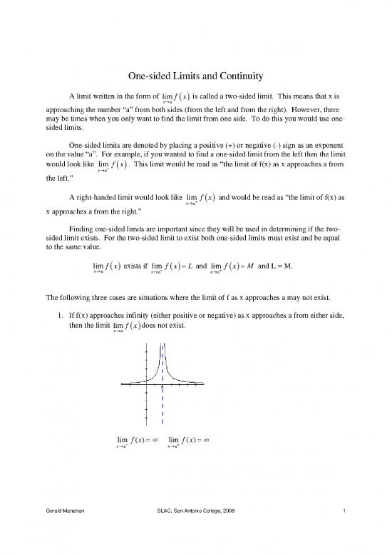 picture_Math1325 1 Sided Limits