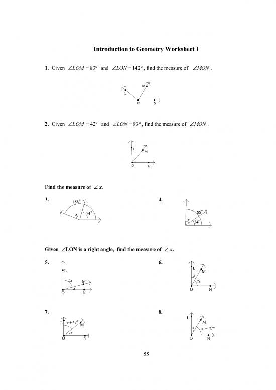 Geometry Pdf Math Intro To Geometry Worksheets