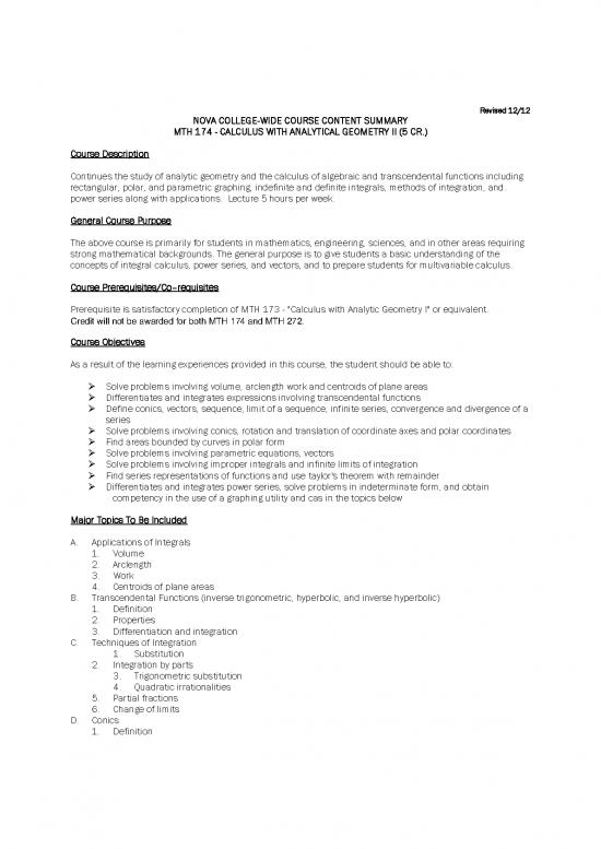 picture Geometry Pdf 168360 | Mth174