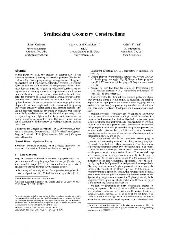 picture1_Geometry Pdf 167538 | Pldi2011 Geometry