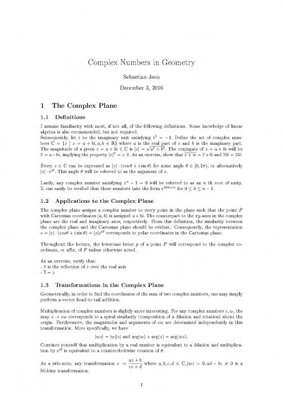 picture1_Geometry Pdf 167217 | Real Complex Bash