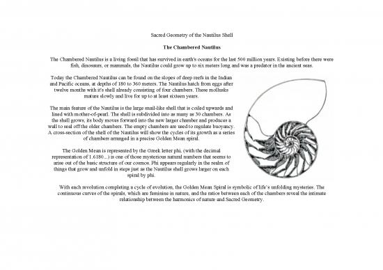 picture Geometry Pdf 167177 | Sacred Geometry Of The Nautilus Shell
