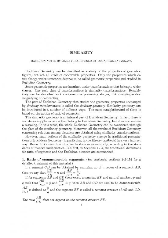 picture Geometry Pdf 168164 | Similarity