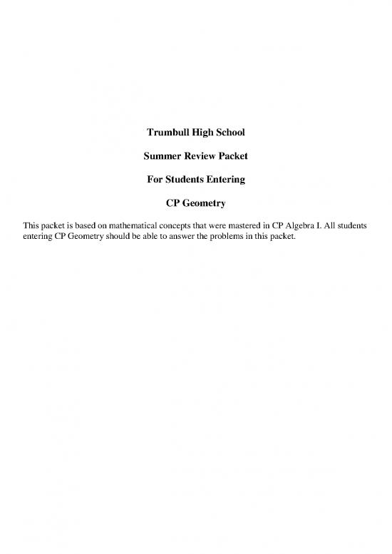 picture Geometry Pdf 168539 | Summer Packet For Cp Geo