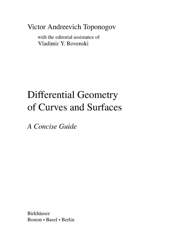 picture_Geometry Pdf 166605 | Toponogodifferentiageometrocurveansurfaceconcisguide