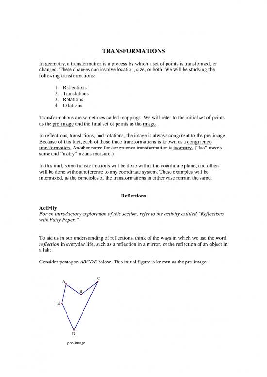 picture_Geometry Pdf 167944 | Transformationstext