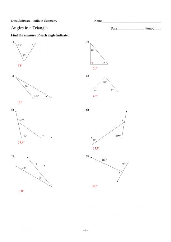picture Geometry Pdf 167404 | Triangle Sum Theorem Ws Answers