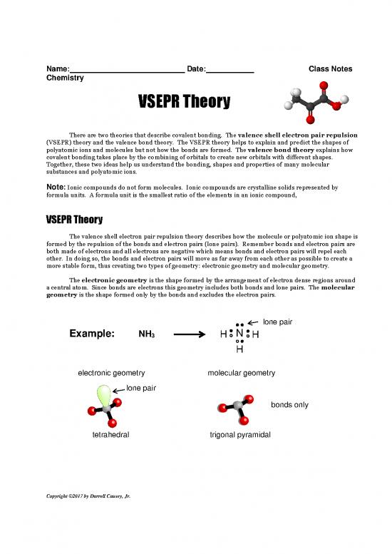 picture Geometry Pdf 167553 | Vsepr Notes