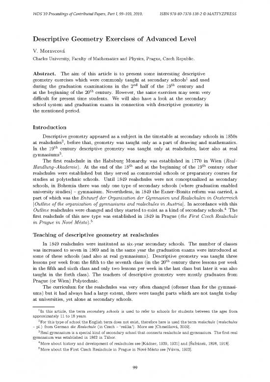 picture Geometry Pdf 168279 | Wds10 116 M8 Moravcova