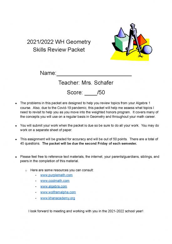 picture Geometry Pdf 168317 | Wh Geometry Skills Review Packet