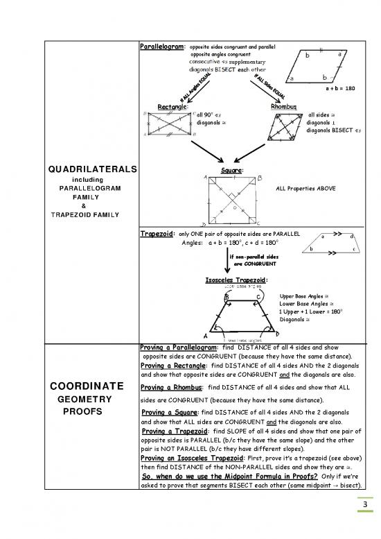 Geometry Pdf 167653 042115 Geometry Regents Summary