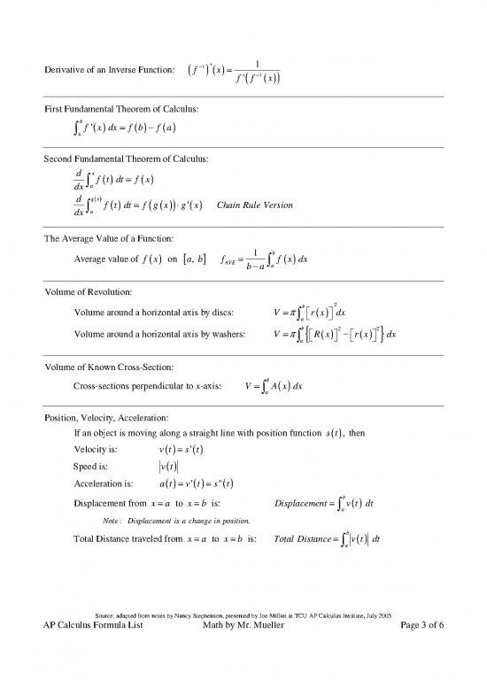 Calculus Pdf 168784 Calculus Formulas Calculus pdf 168784 calculus formulas
